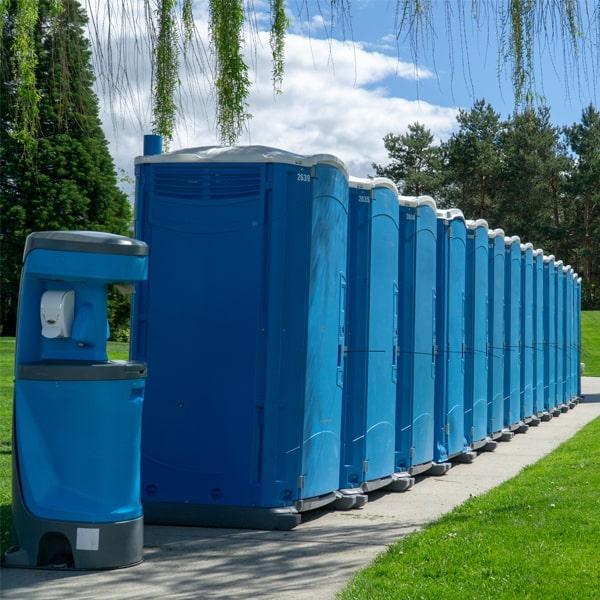 handwashing stations are often rented for outdoor events, food festivals, construction sites, and more